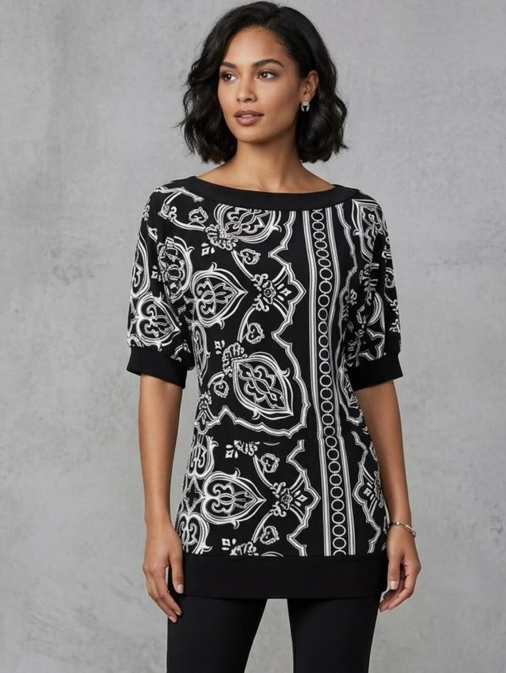 White House Black Market Tunic Blouse
